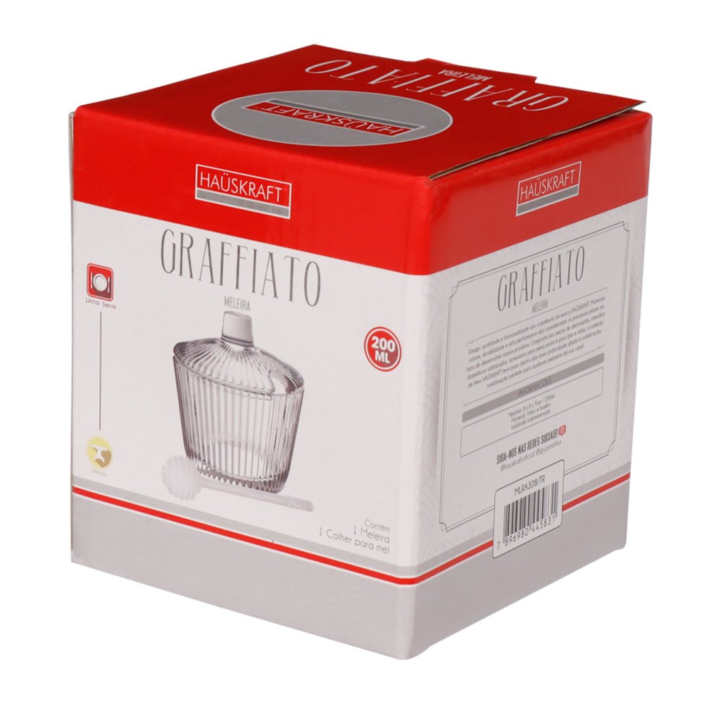 Meleira Vidro Graffiato 200ML - Hauskraft