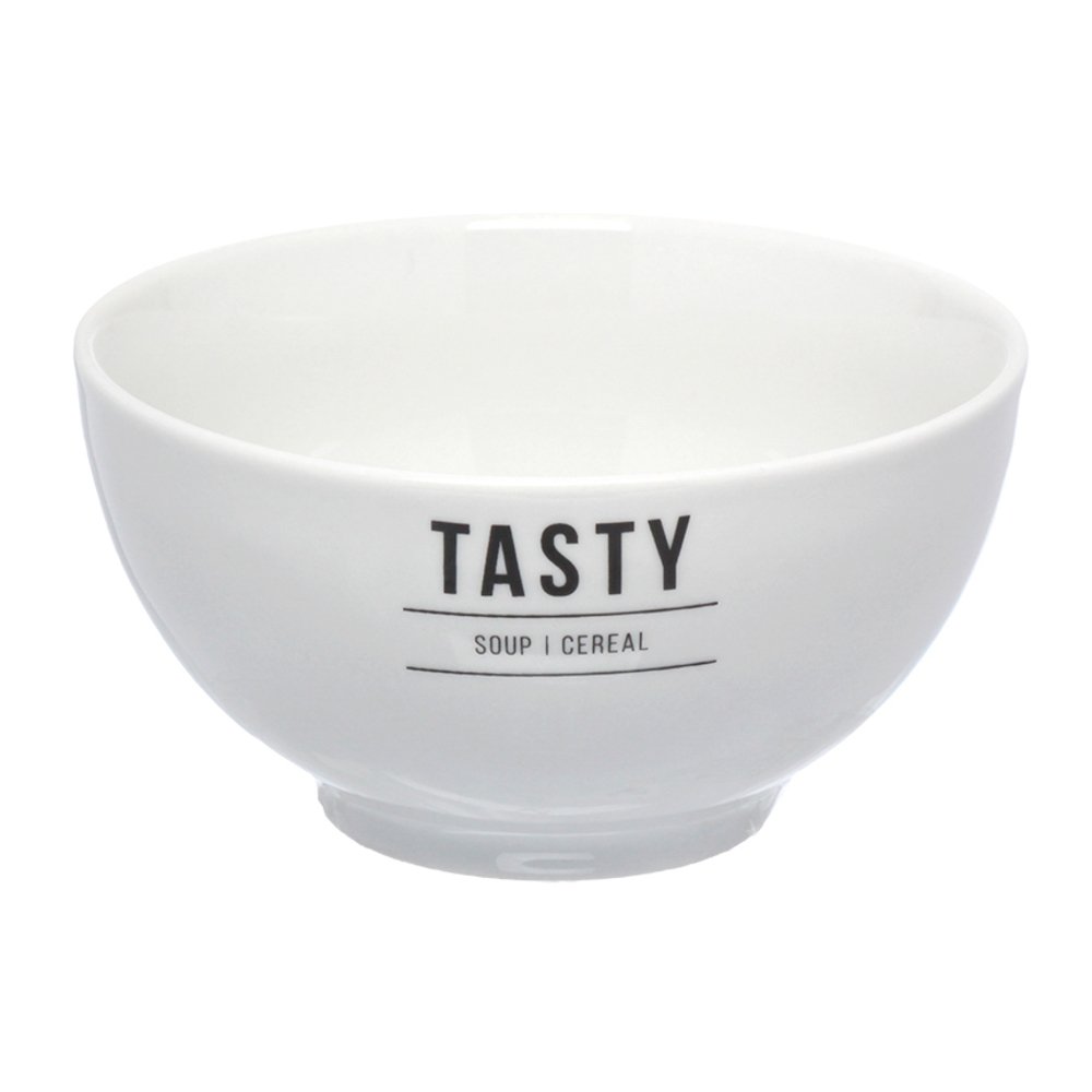 Bowl De Porcelana Manhattan Branco 440ML - Hauskraft