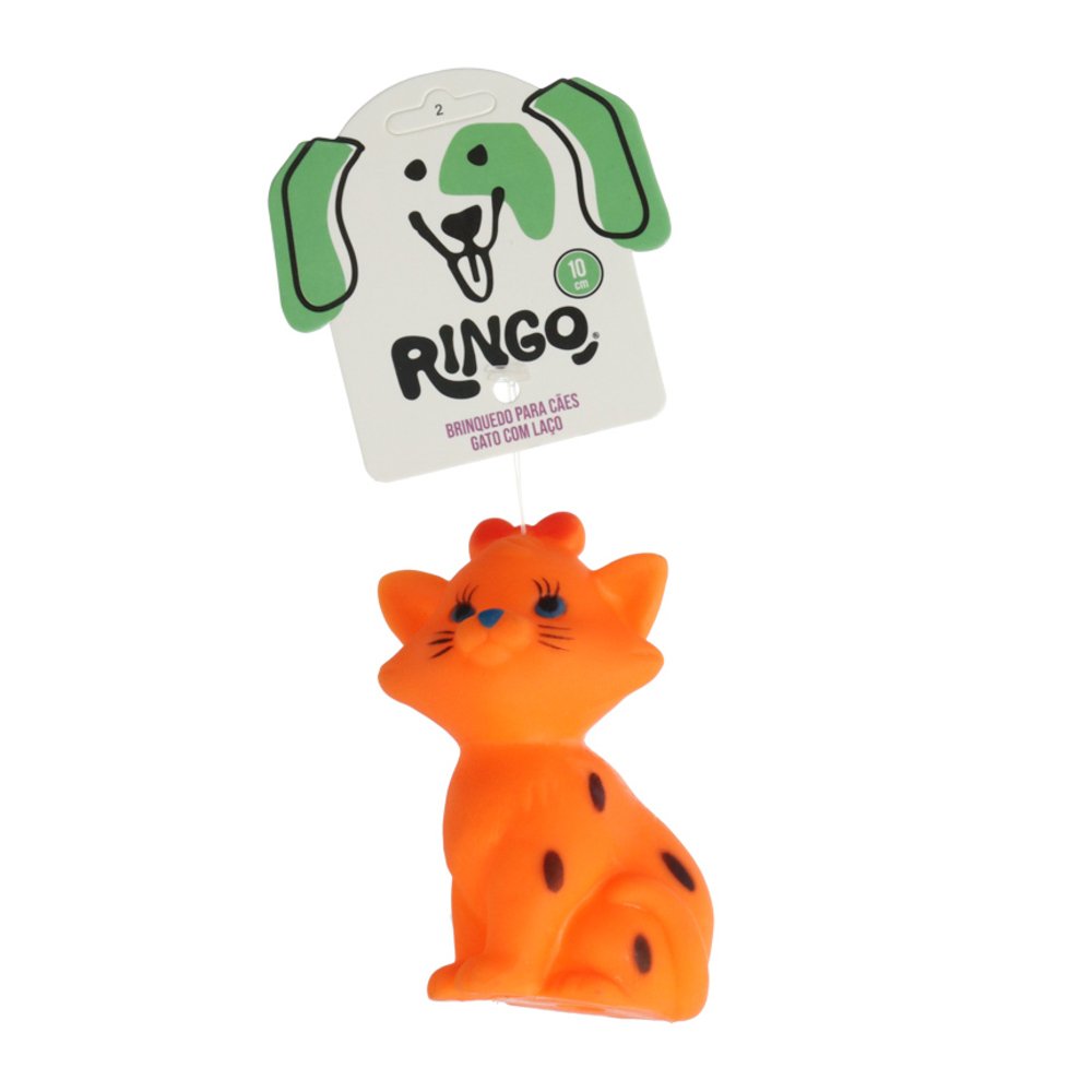 Brinquedo Cão Gato Laço 10CM - Ringo
