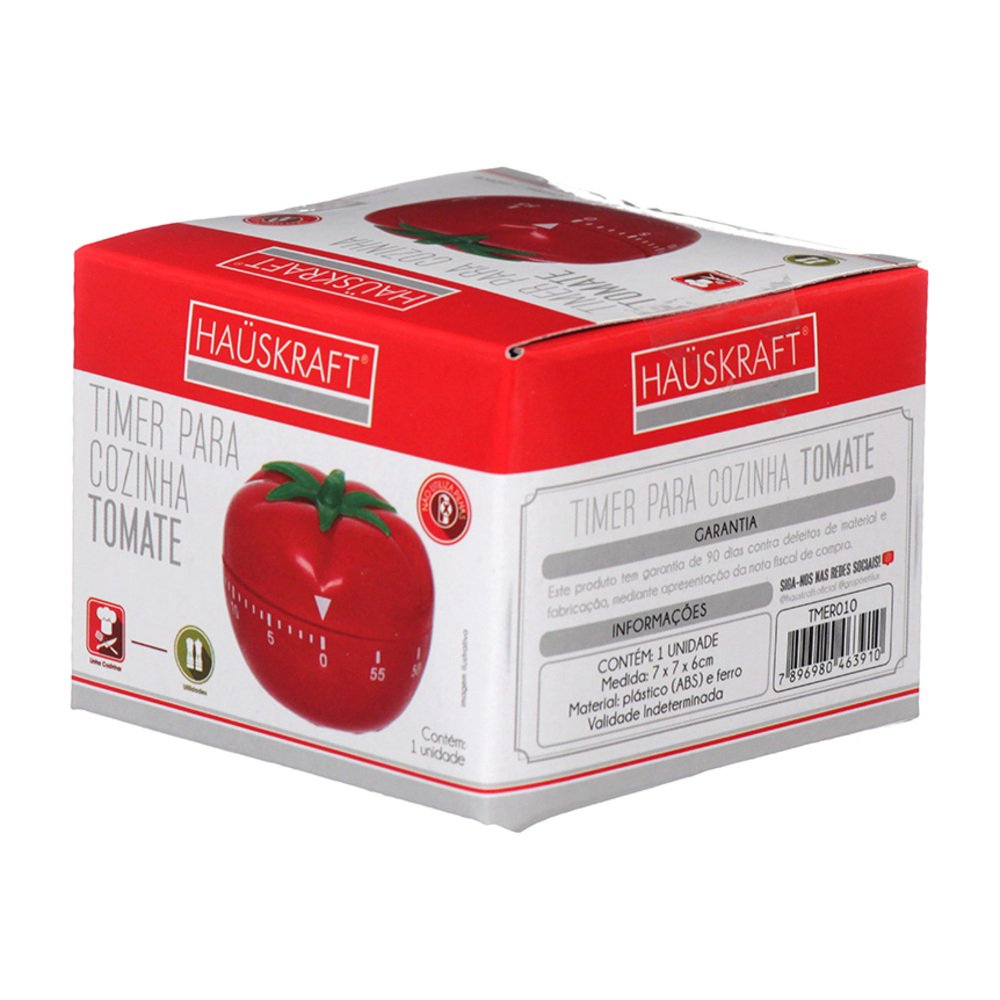 Timer Cozinha Tomate - Hauskraft