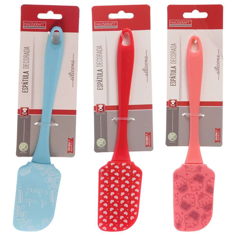 Espatula Silicone Decorada 24CM - Hauskraft