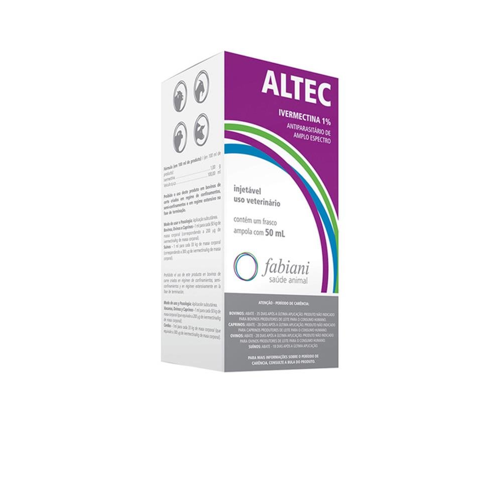 Altec Injetavel 50Ml Ivermec 1 Tortuga