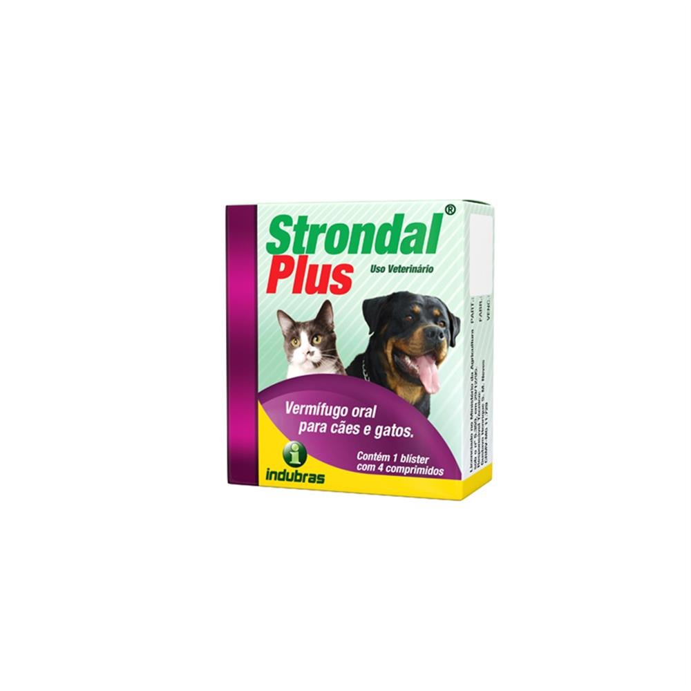 Strondal Plus Vermifugo Comprimido C4