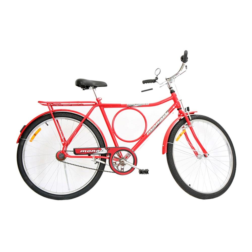 Bicicleta Barra Circular Monark Vermelha