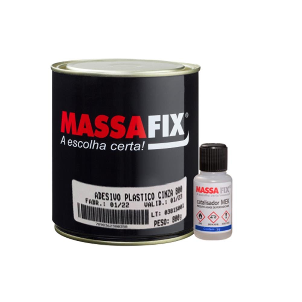 Massa Plastica Branca Massafix 12X1000