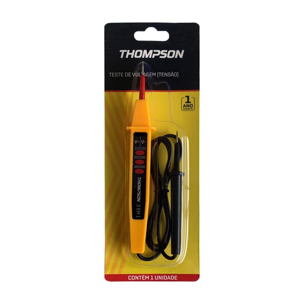 Chave Teste Voltagem 3Em1 127V -380V Thompson
