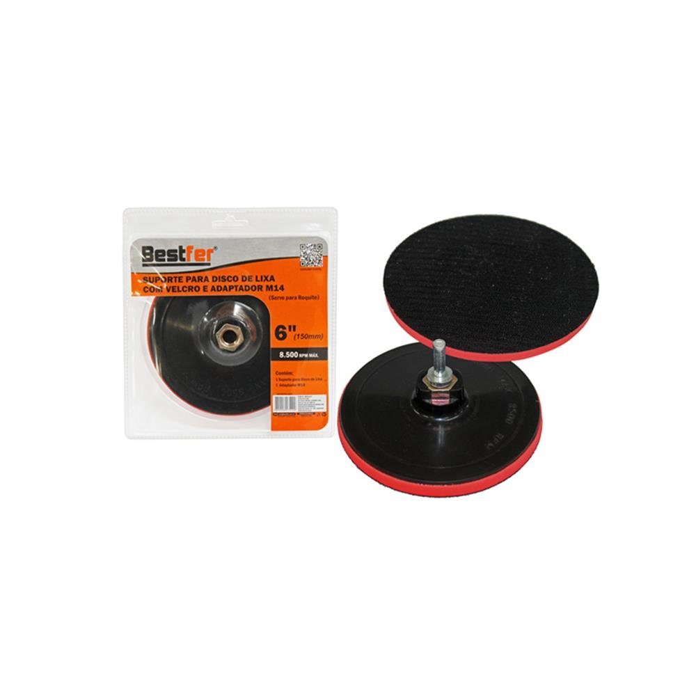 Base Disco Lixa Velcro 150Xm14 Bestfer