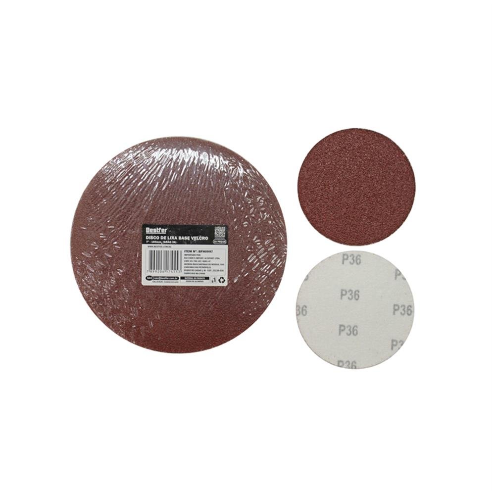 Disco Lixa Ferro 36 7 C/Velcro C10