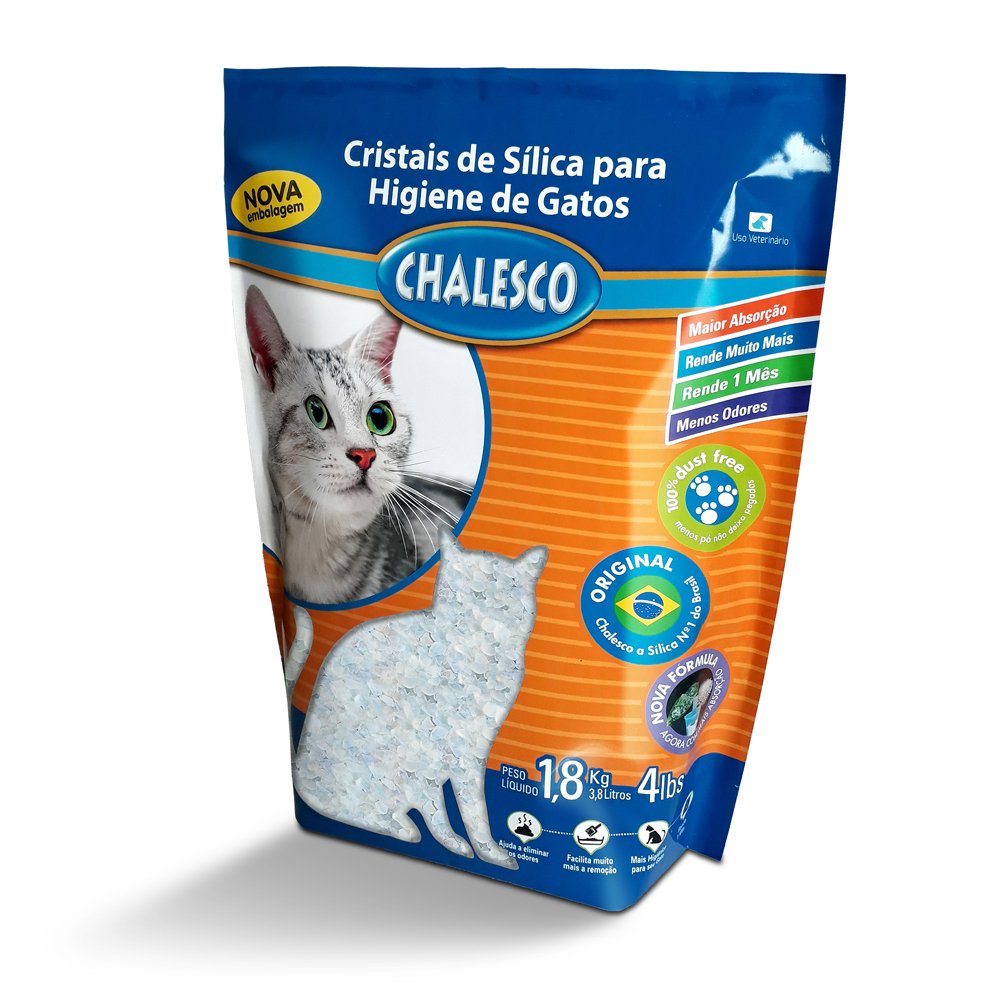 Areia Sílica Chalesco 1,8kg Caixa Com 8