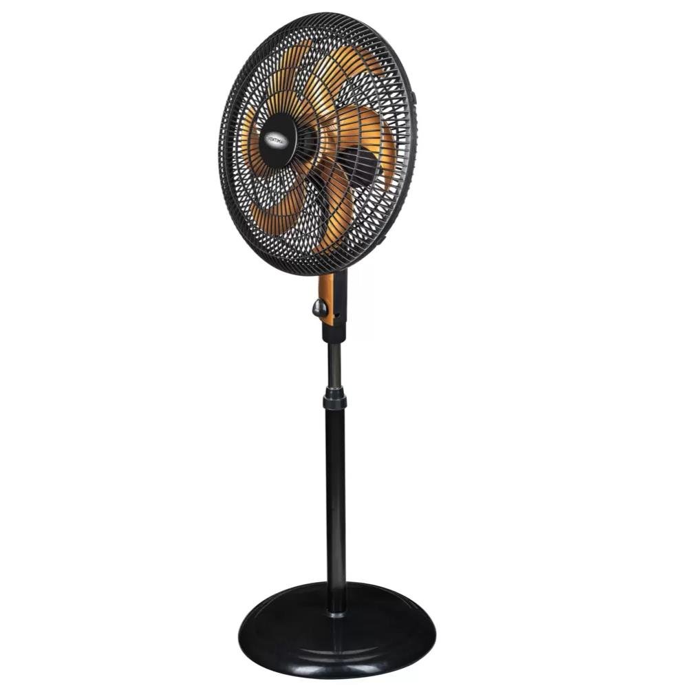 Ventilador De Coluna 40cm Ventimais Turbo 3 Vel Preto/Bronze 110v