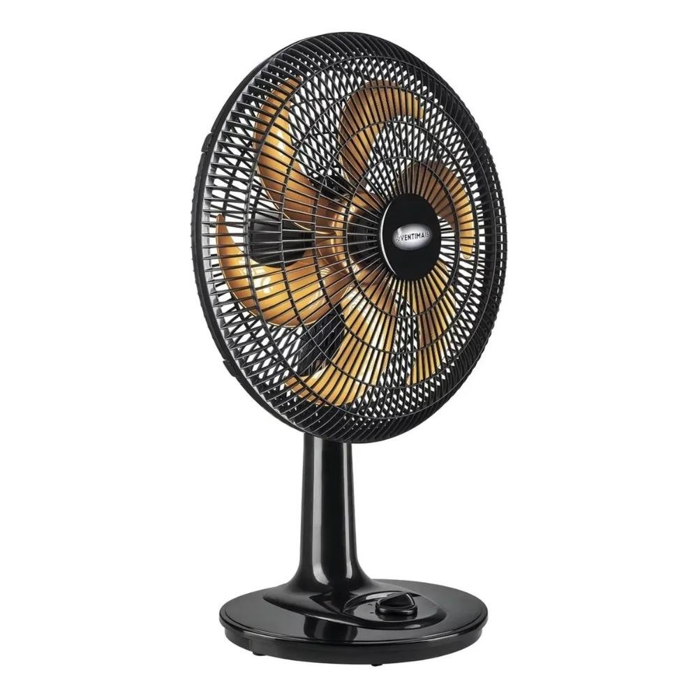 Ventilador de Mesa Turbo 40cm Ventimais Preto e Bronze 110V