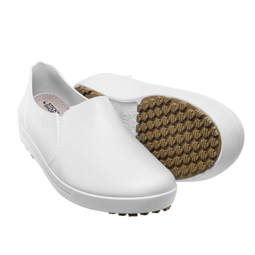 Sapato Ocupacional Sticky Shoes Tênis Feminino - CA 39.848 - STW - Branco Tamanho 33
