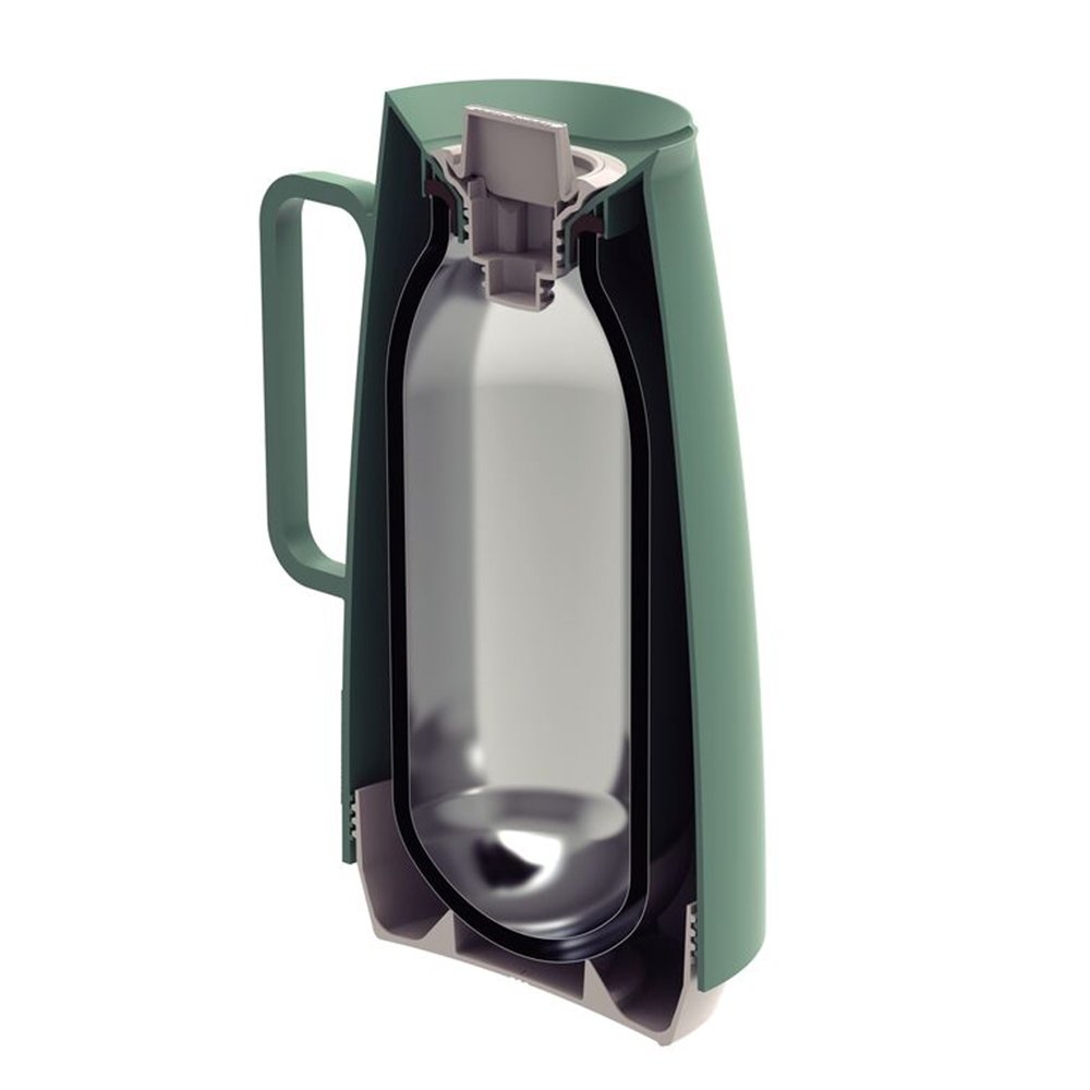 Garrafa Térmica Tramontina Bule Exata - 0,5 Litros, Verde