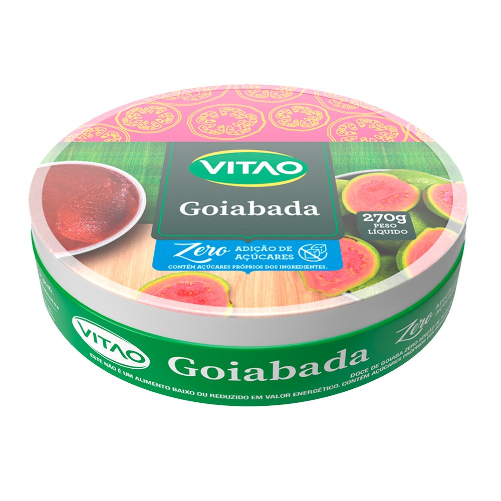 Goiabada Zero Pote 270g Caixa Com 12 Unidade