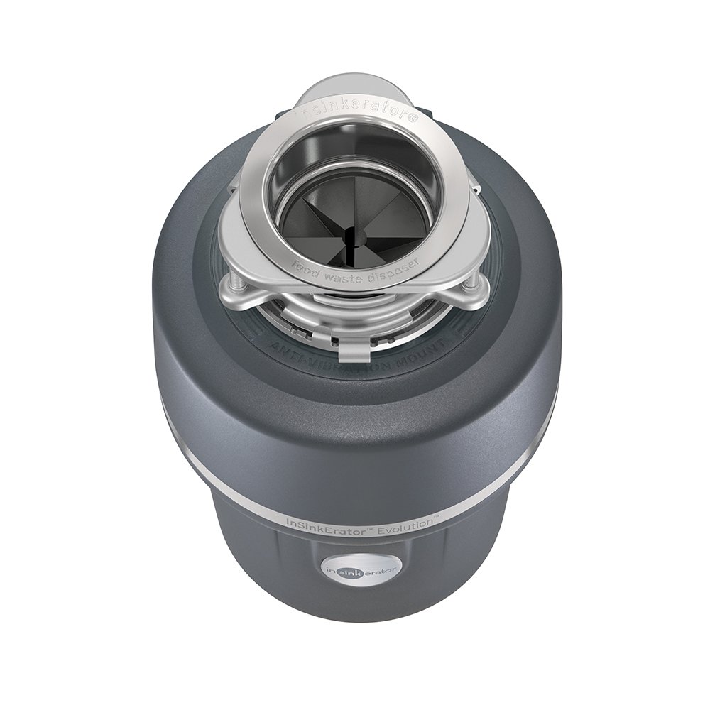 Triturador de Residuos Alimentares Insinkerator Evolution 100 Em Aço Inox Azul 127v