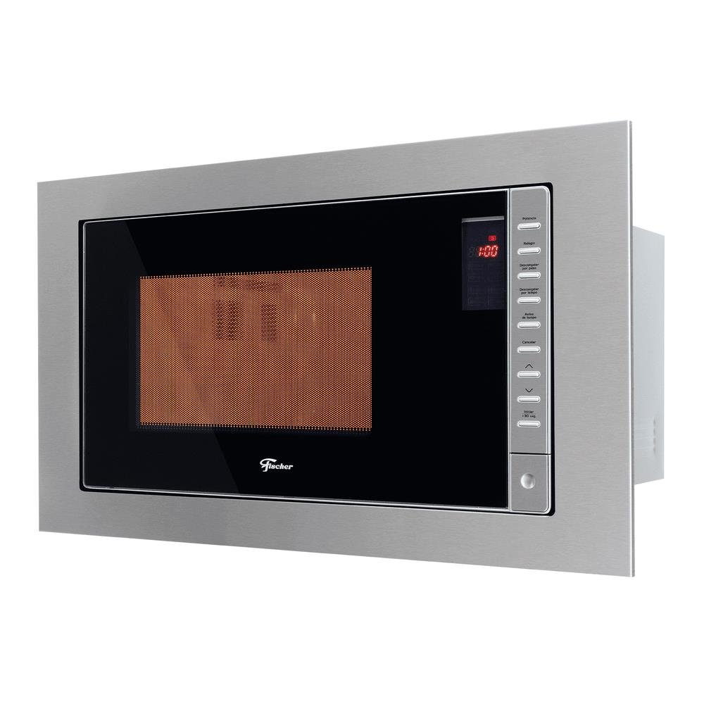 Micro-ondas de Embutir Fischer Fit Line 25 Litros Com Função Descongelar Inox 34900-98440 220v