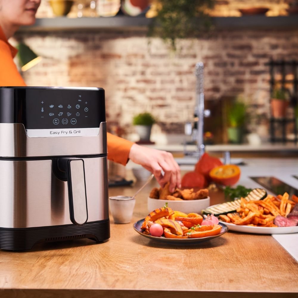 Airfry Arno Air Plus Expert e Grill Digital 4,2l Inox Ufe2 127v