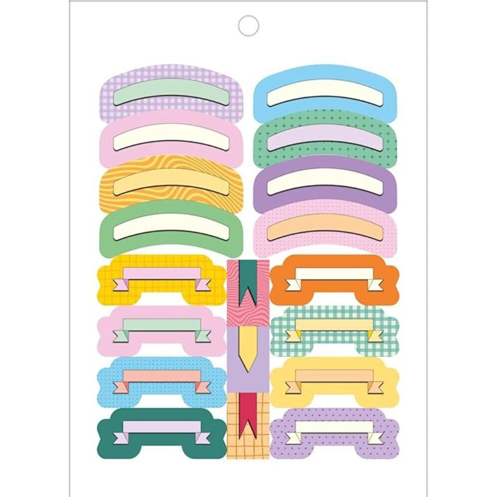 Bloco Adesivos Decorados Planner Free Tilibra 12 Folhas 338176