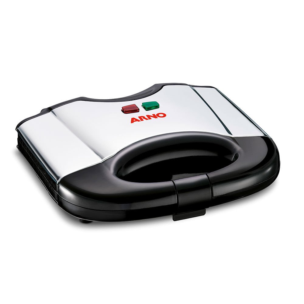 Sanduicheira Arno Inox Compacta Com Placas Antiaderentes Sacs 127v