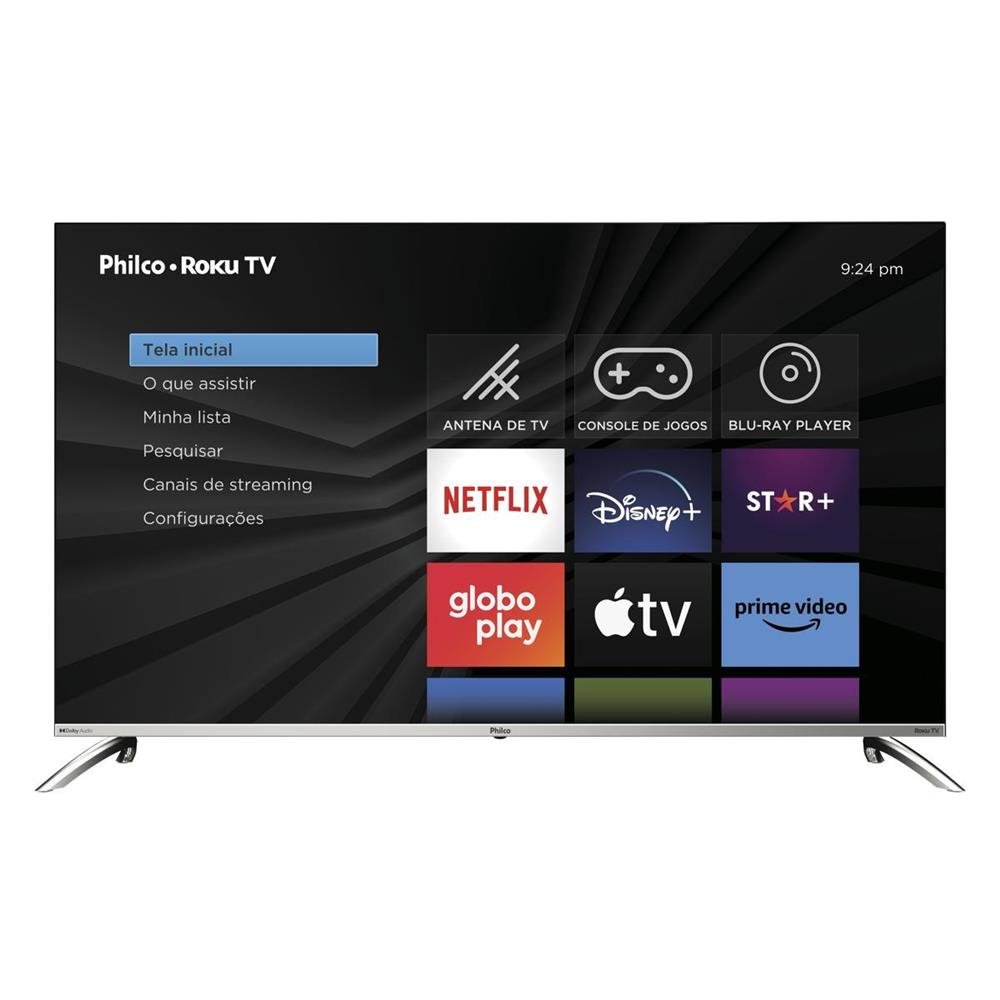 Smart Tv 50¿ Philco Ptv50g7pr2csb 4k Roku Tv Led Dolby Audio Bivolt