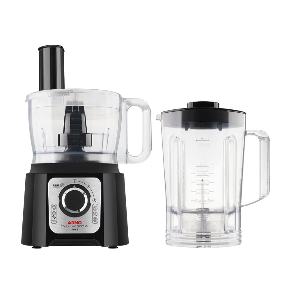 Multiprocessador de Alimentos Arno Multichef 7 Em 1 700w e Jarra de 3,1l de Capacidade Mp70 220v