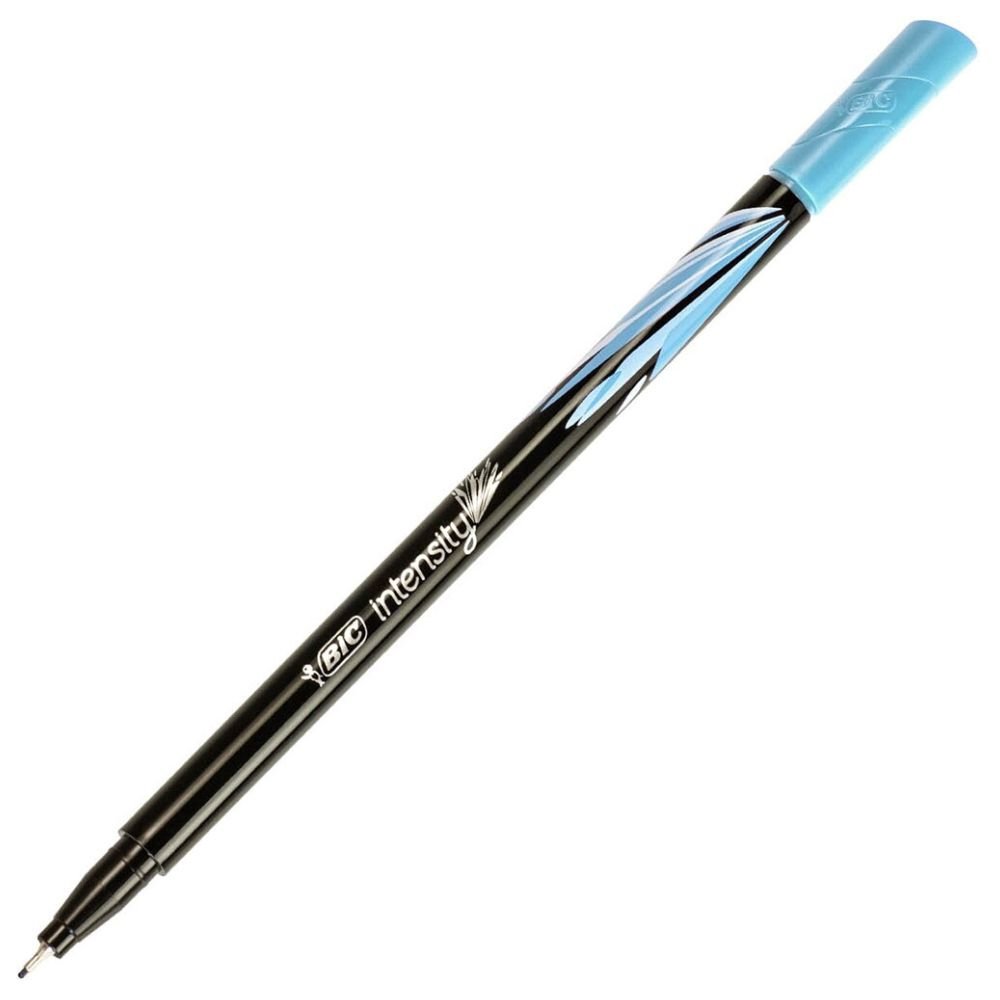 Caneta Hidrográfica Bic Intensity Azul Claro Ponta Ultra Fina de 0.4mm