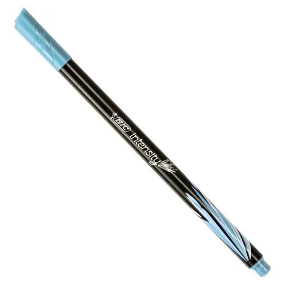 Caneta Hidrográfica Bic Intensity Azul Claro Ponta Ultra Fina de 0.4mm