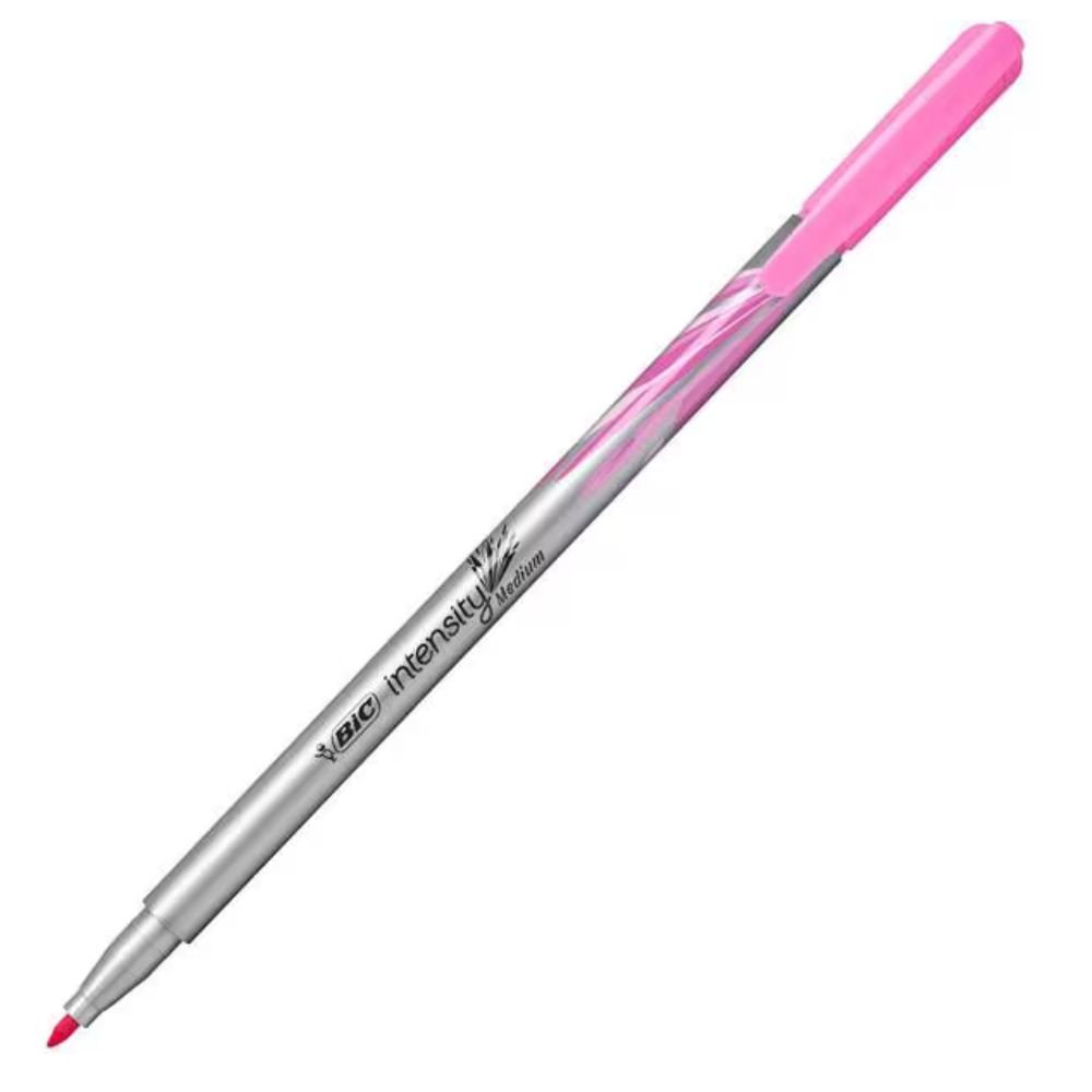 Caneta Hidrográfica Bic Intensity Rosa Ponta Média 1.0mm
