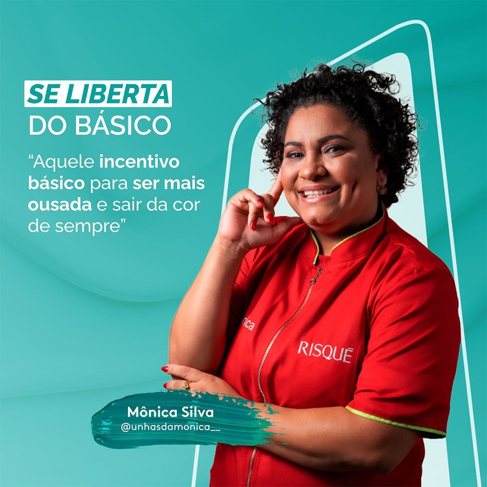Esmalte Risqué ManiCores Cremoso Se Liberta do Básico Verde Escuro Avulso 8ml