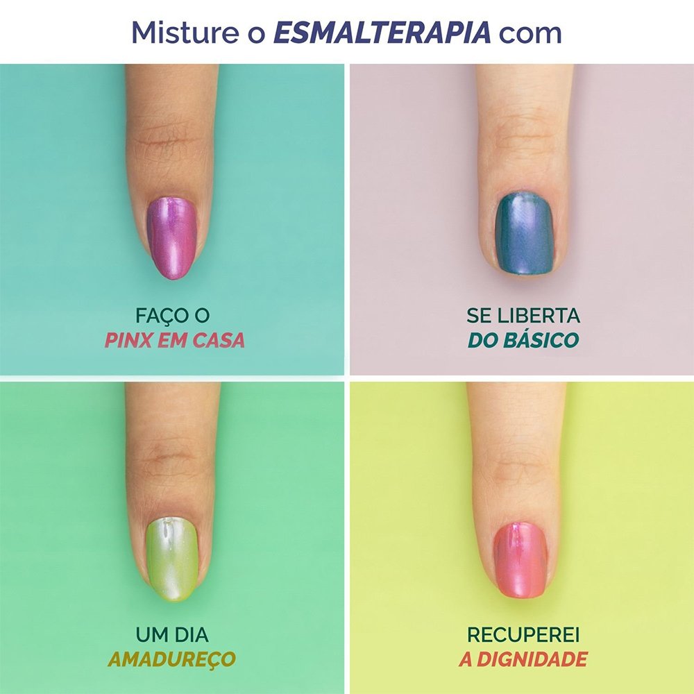 Esmalte Risqué ManiCores Cintilante Esmalterapia Avulso 8ml