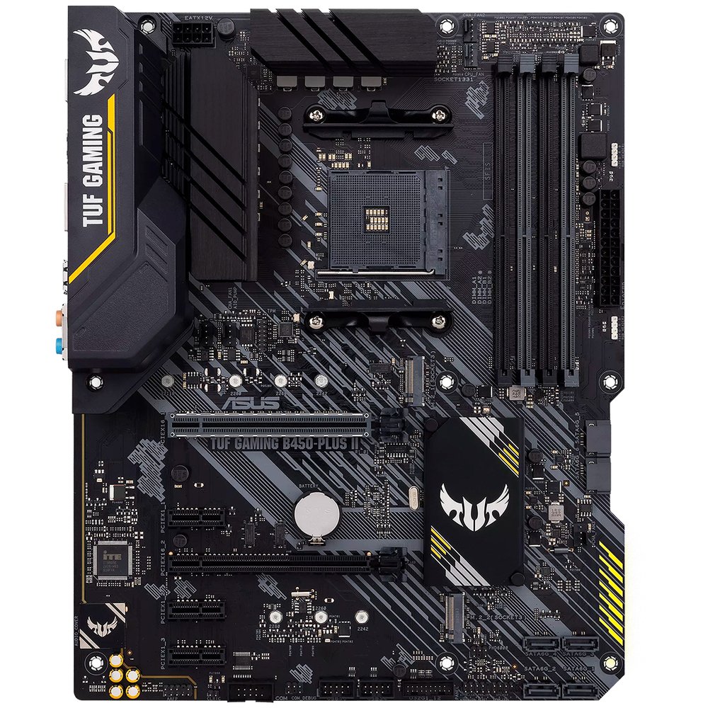 Placa Mãe Asus TUF Gaming Para AMD AM4 B450-Plus II 4xDDR4 ATX - 90MB1650-M0EAY0