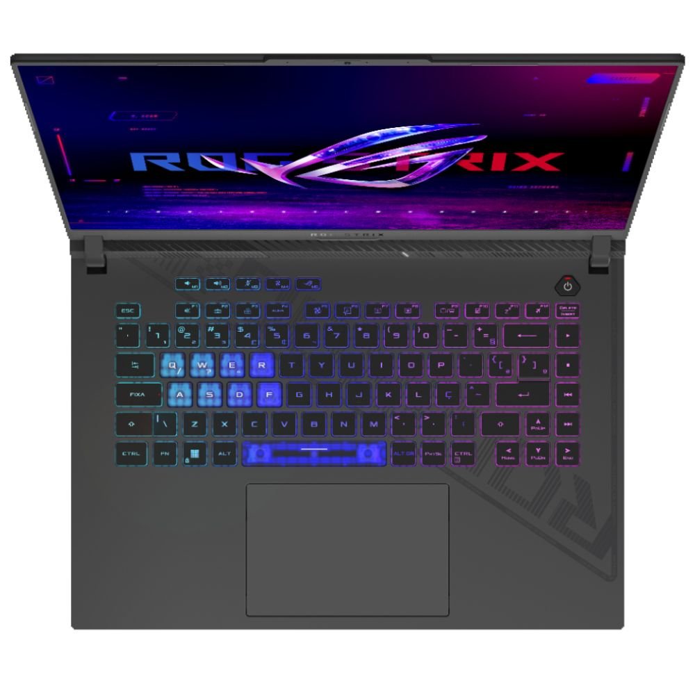Notebook Gamer Asus G614JV-N3094W 16 Rog Strix G16, I9 RTX4060 16GB 512GB SSD W11H Cinza