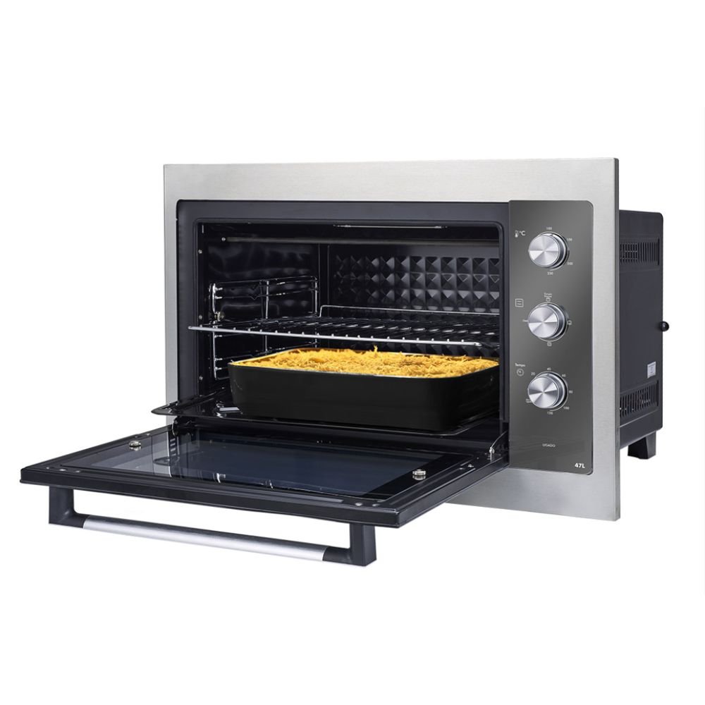 Forno Elétrico de Embutir Philco Pfe47e Preto Espelhado Dupla Resistência 47l 127v