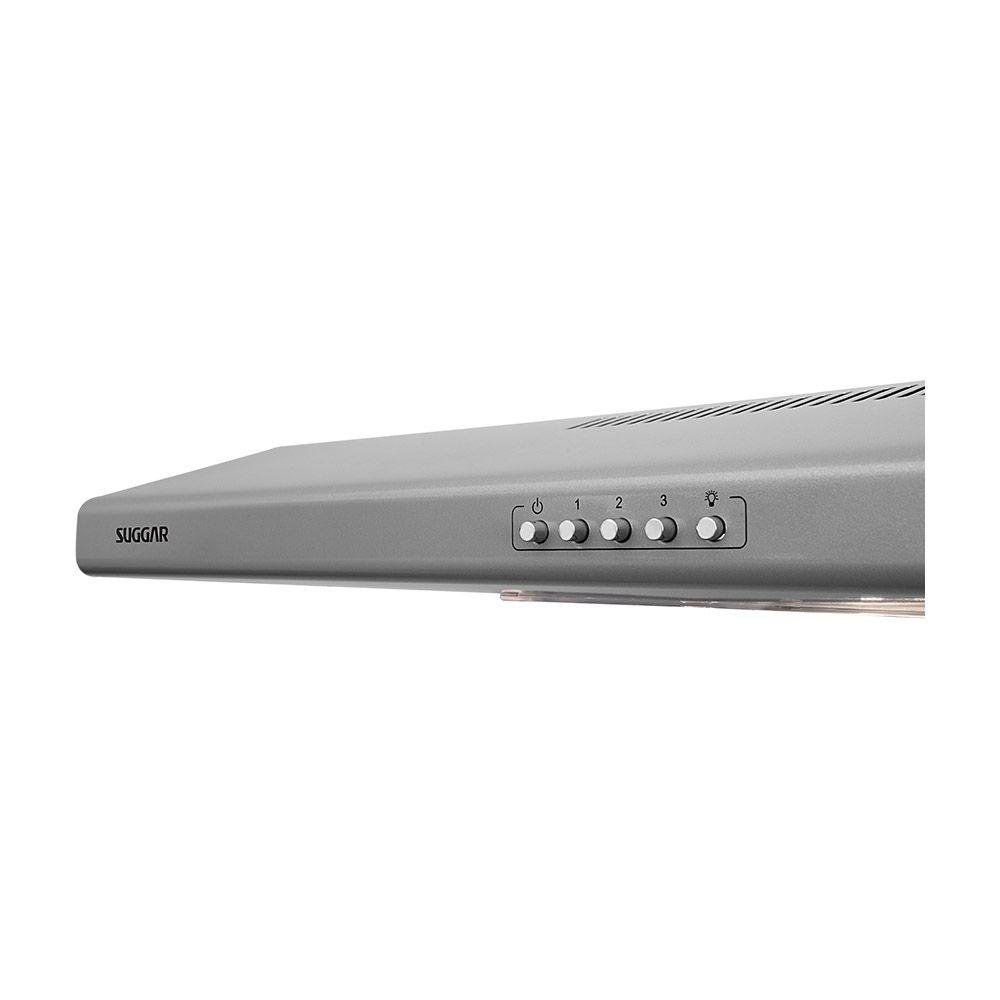 Depurador de ar Suggar Slim 60cm 105w 3 Velocidades Prata Di601pr - 127v