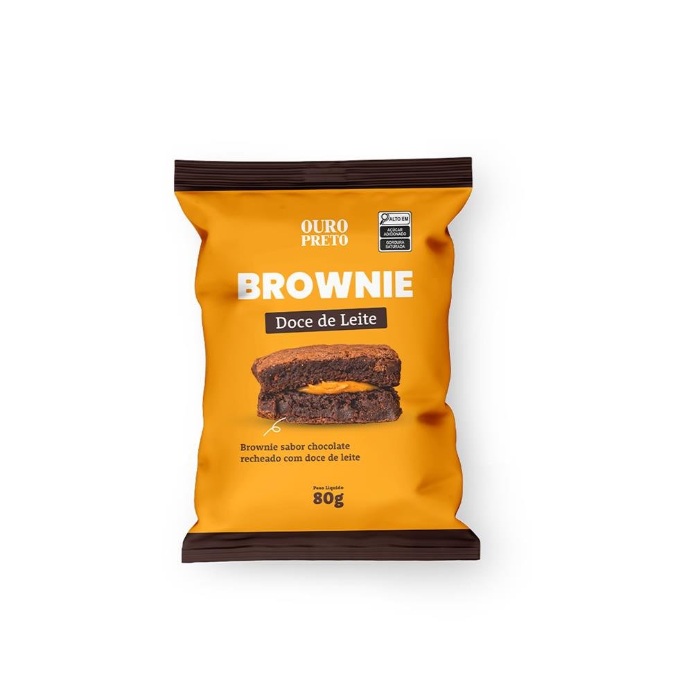 Brownie Recheado Doce de Leite Ouro Preto 80g