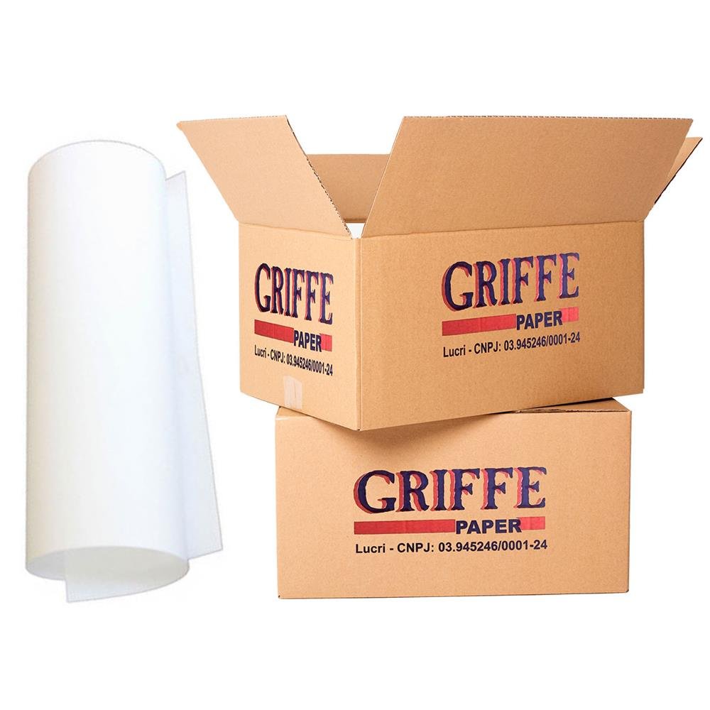 Kit 40 Pacotes De Cartolina A4 Sulfite Griffe Branca 180Gr C/50 Folhas