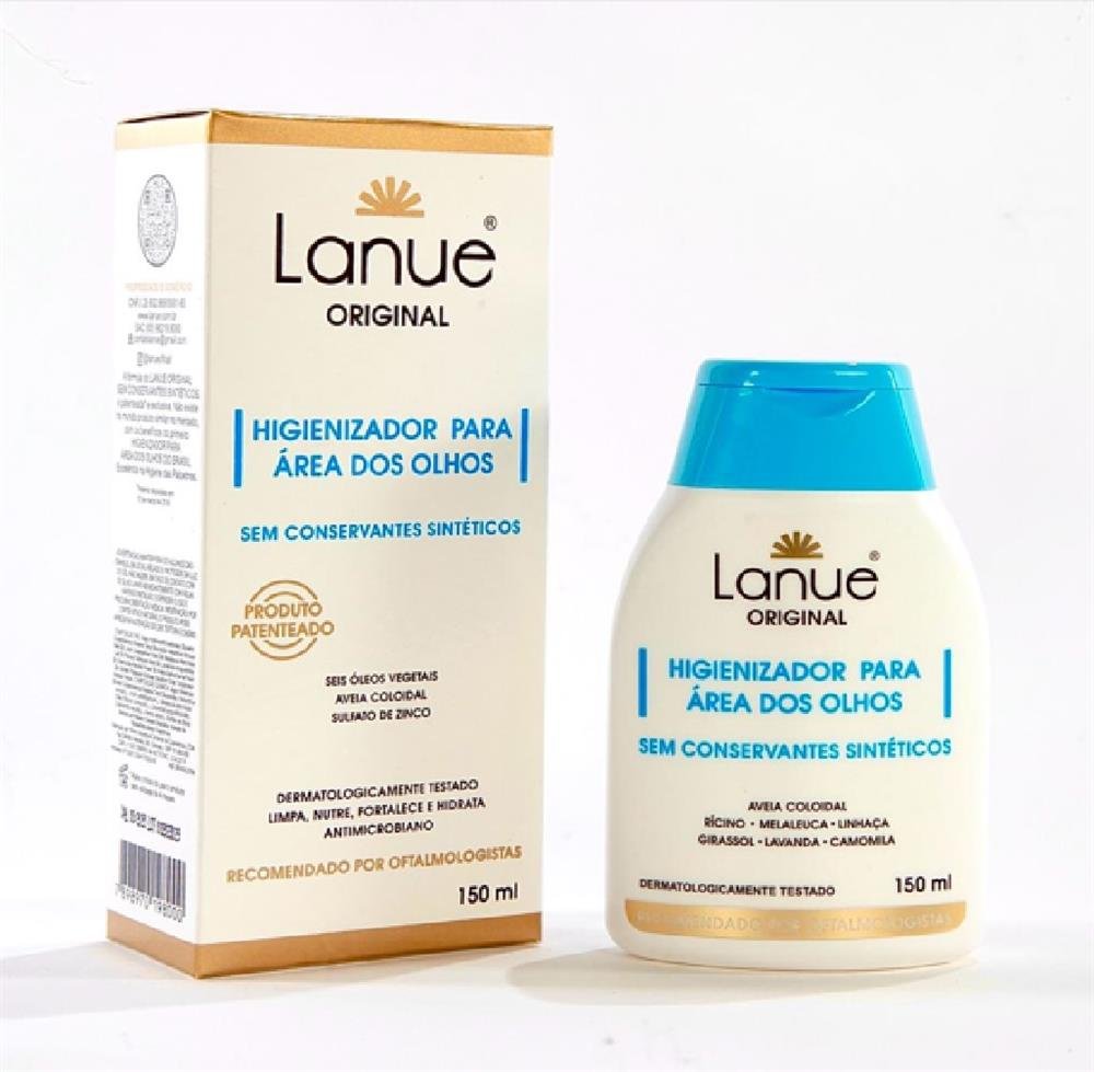 Lanue Original Higienizador para Área dos Olhos, Cílios e Pálpebras 150ml