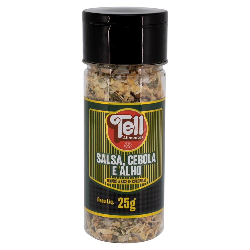 Salsa, Cebola e Alho Gourmet Tell 12x25g