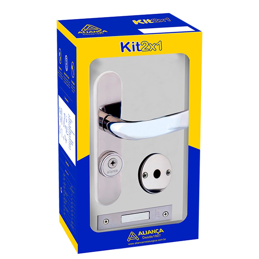 Kit 2X1 Home Elegance Tetra S40Mm Cromado Aliança