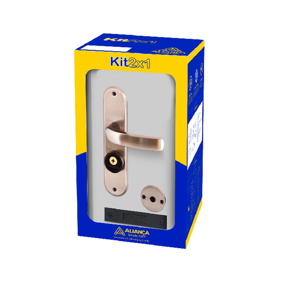 Kit 2X1 Galaxy Tetra S40Mm Bronze Latonado Aliança