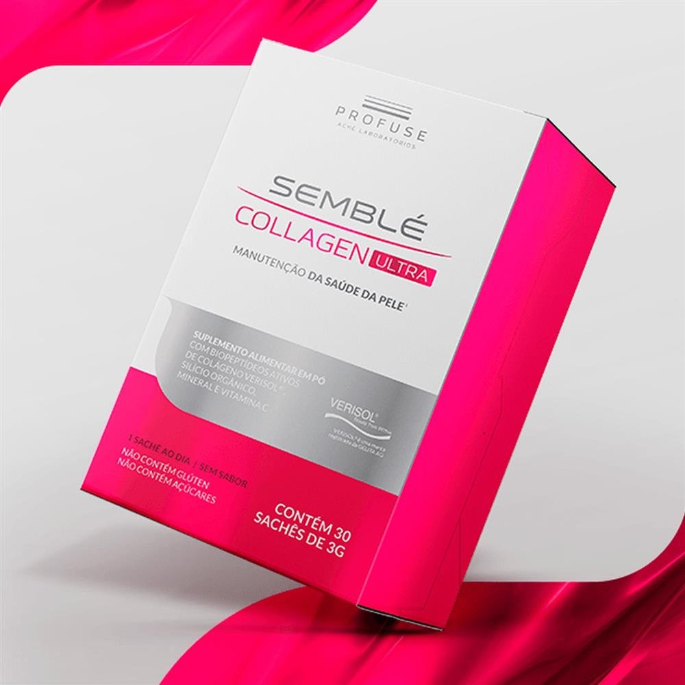 Suplemento Alimentar Semblé Collagen Ultra Profuse 30 sachês