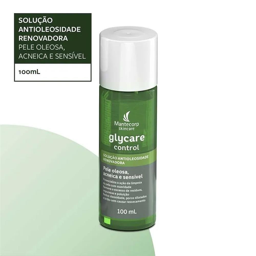 Glycare Control Solução Antioleosidade Renovadora Mantecorp 100ml