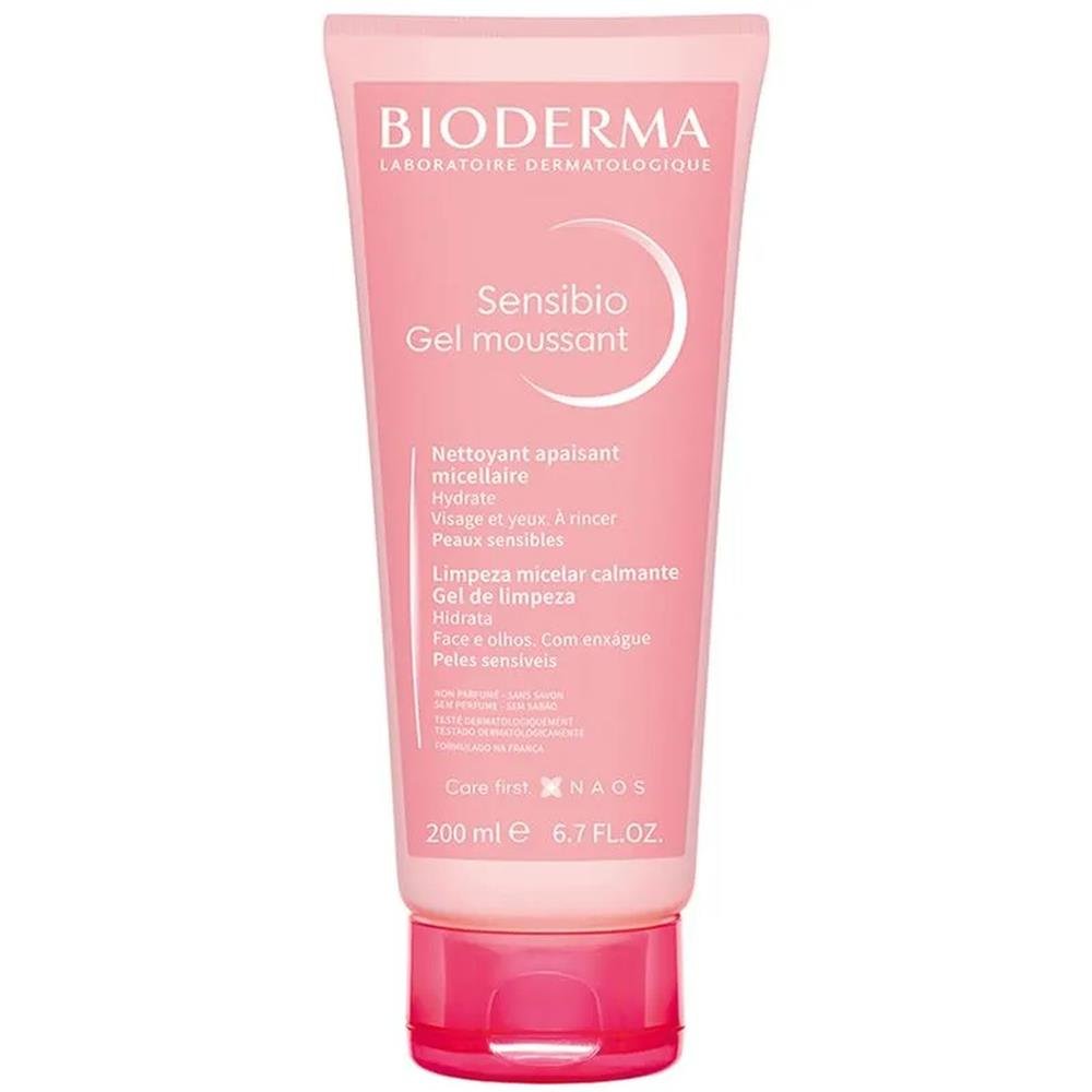 Gel de Limpeza Facial Bioderma - Sensibio Gel Moussant - 200ml