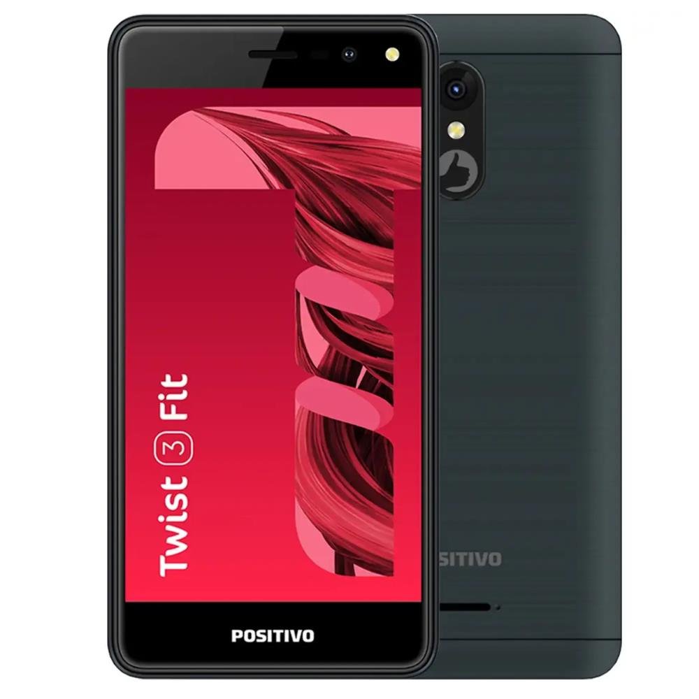 Smartphone Positivo Twist 3 S509C Dual Chip 32gb Tela 5 Grafite