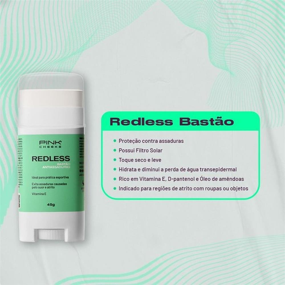 Pink Cheeks Antiatrito em Bastao Redless 45g