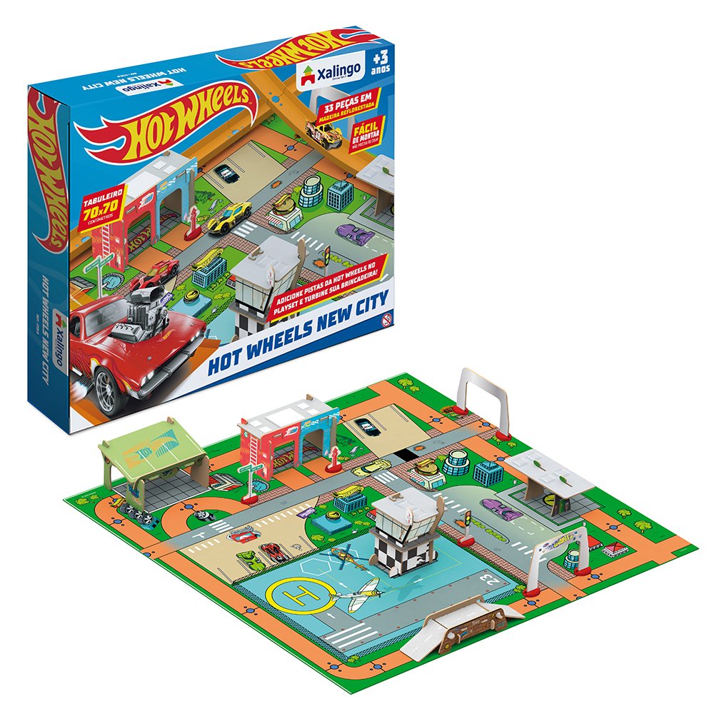 Playset Hot Wheels New City Xalingo