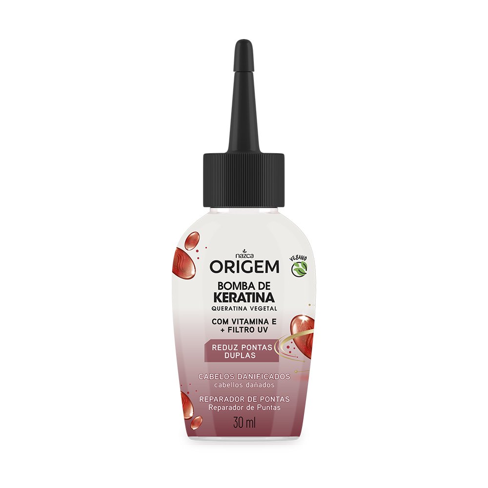 Reparador de Pontas Nazca Bomba Queratina Origem 30ml