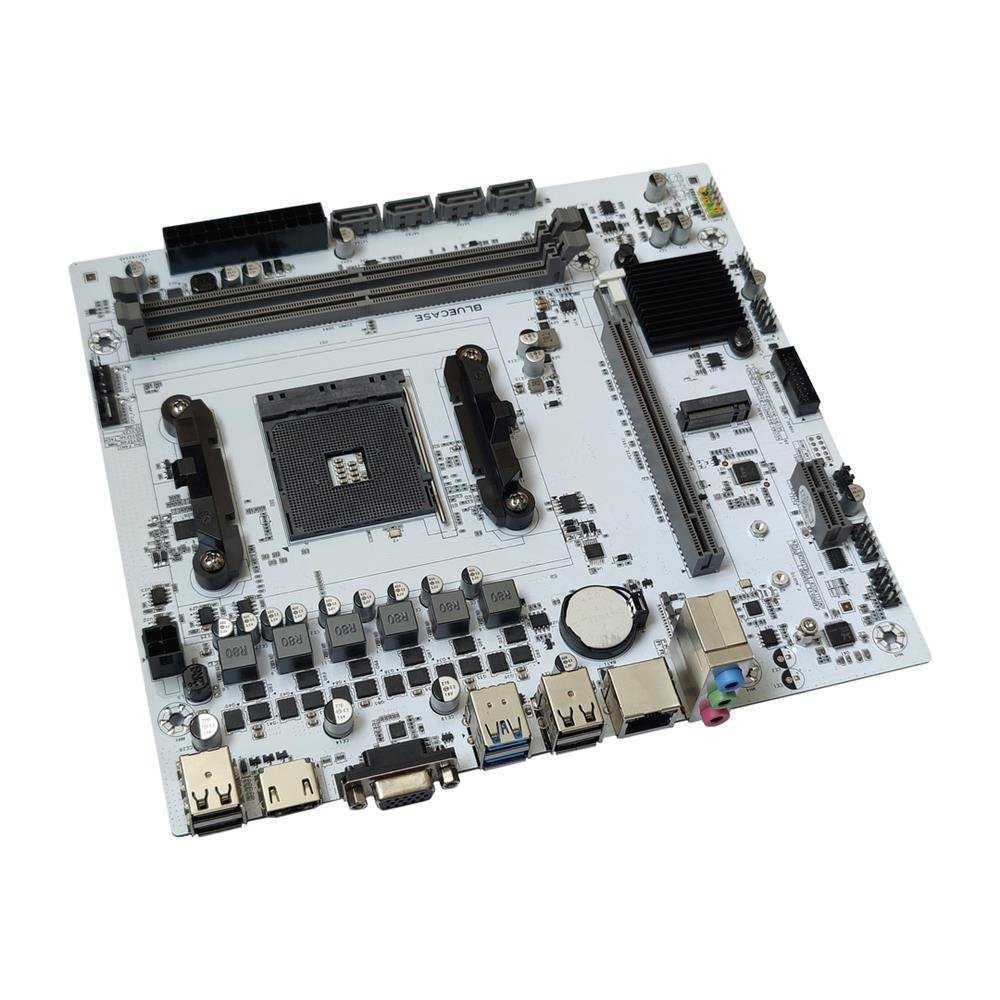 PLACA-MAE BRANCA BMBA320-D3HGU-M2W BULK DDR4 AM4 REDE 10/100/1000 BLUECASE