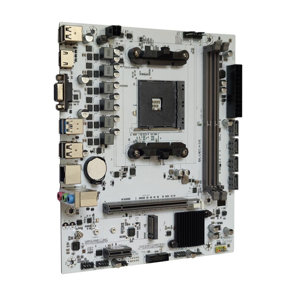 PLACA-MAE BRANCA BMBA320-D3HGU-M2W BULK DDR4 AM4 REDE 10/100/1000 BLUECASE