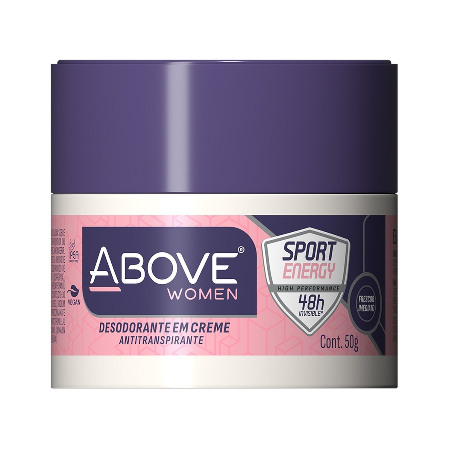 Desodorante Above Creme Women Energy Sport 50g